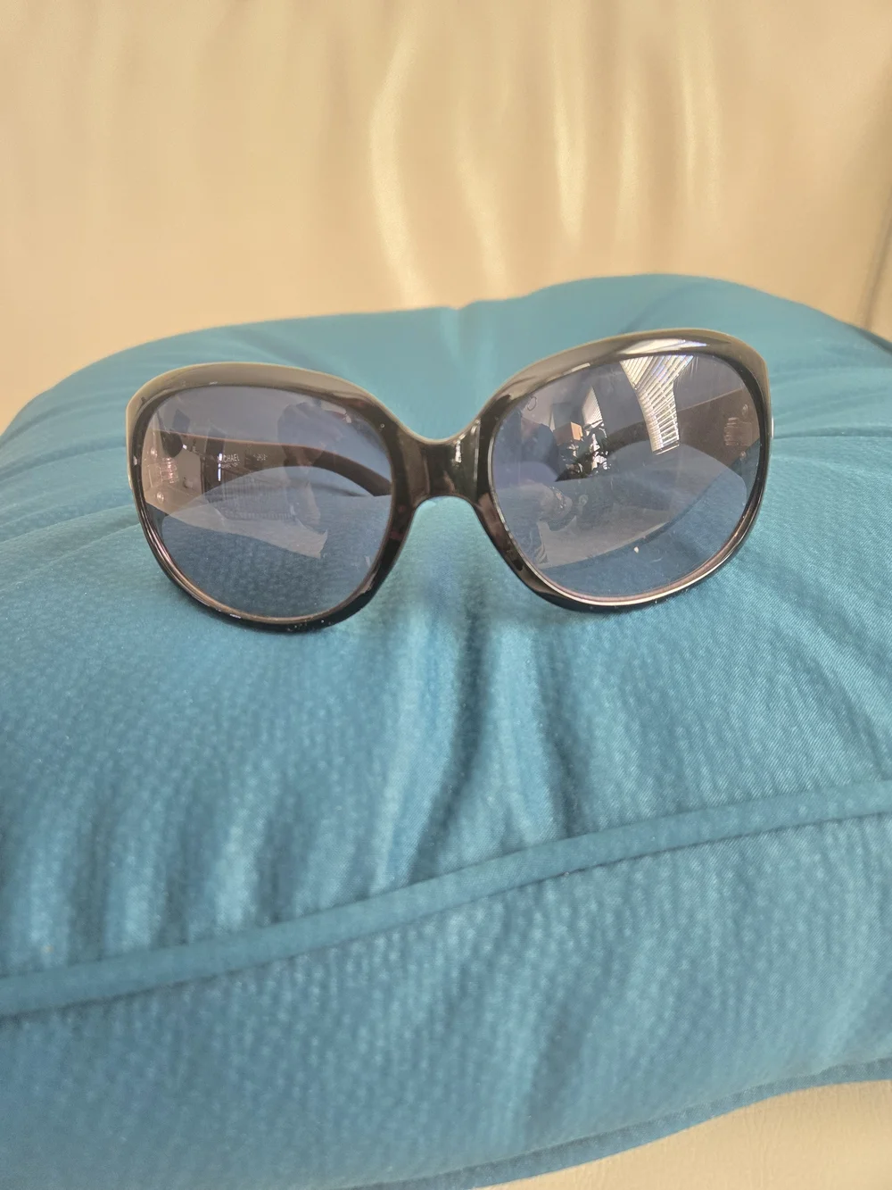 Michael Kors Women's Oversized Black Sunglasses